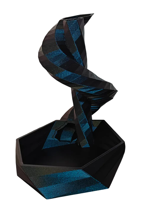 Torre de Dados Hexagonal Giratoria