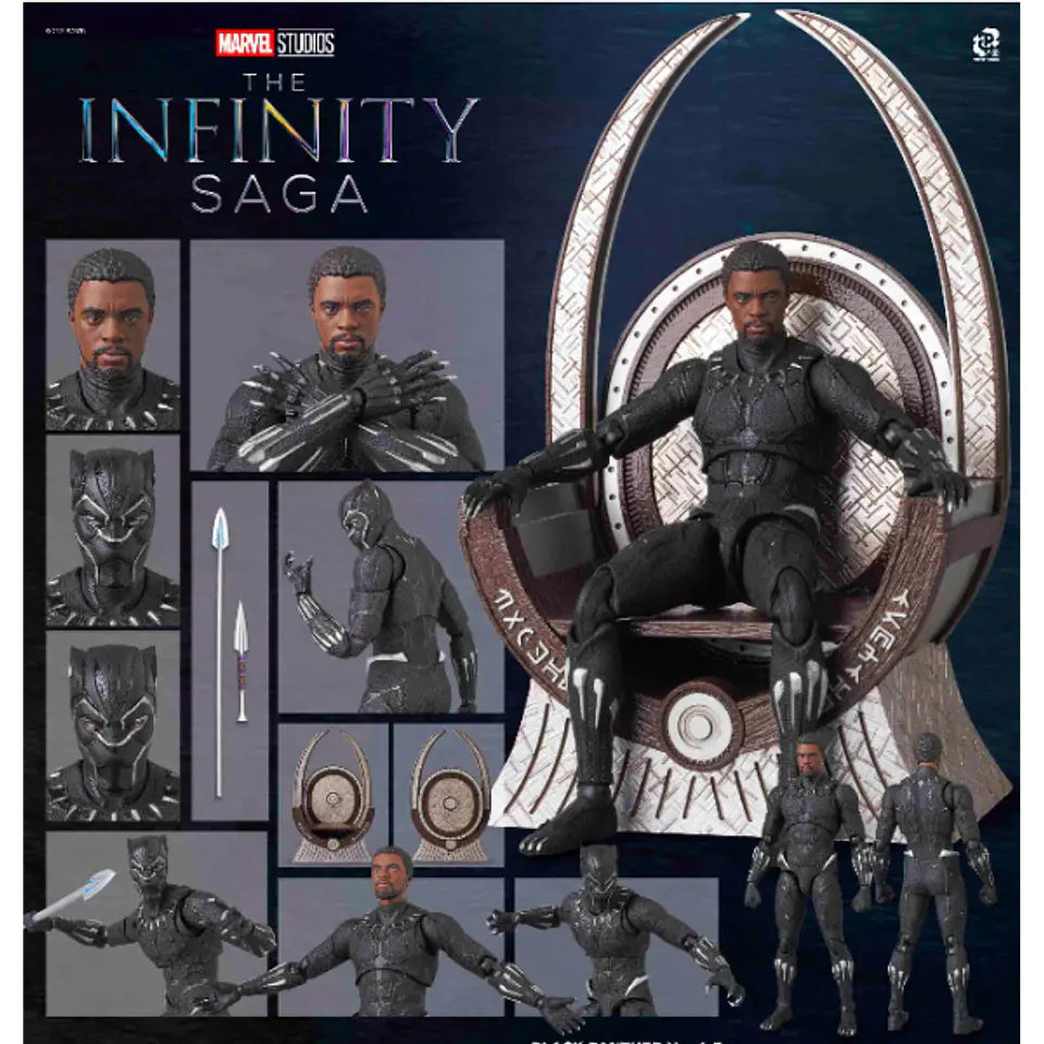 MAFEX Black Panther (Ver. 1.5) Marvel Infinity Saga 3
