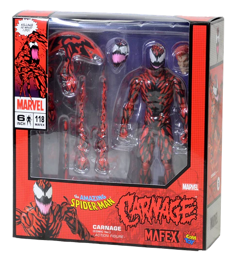MAFEX Carnage - Spider-Man Comic Ver. 