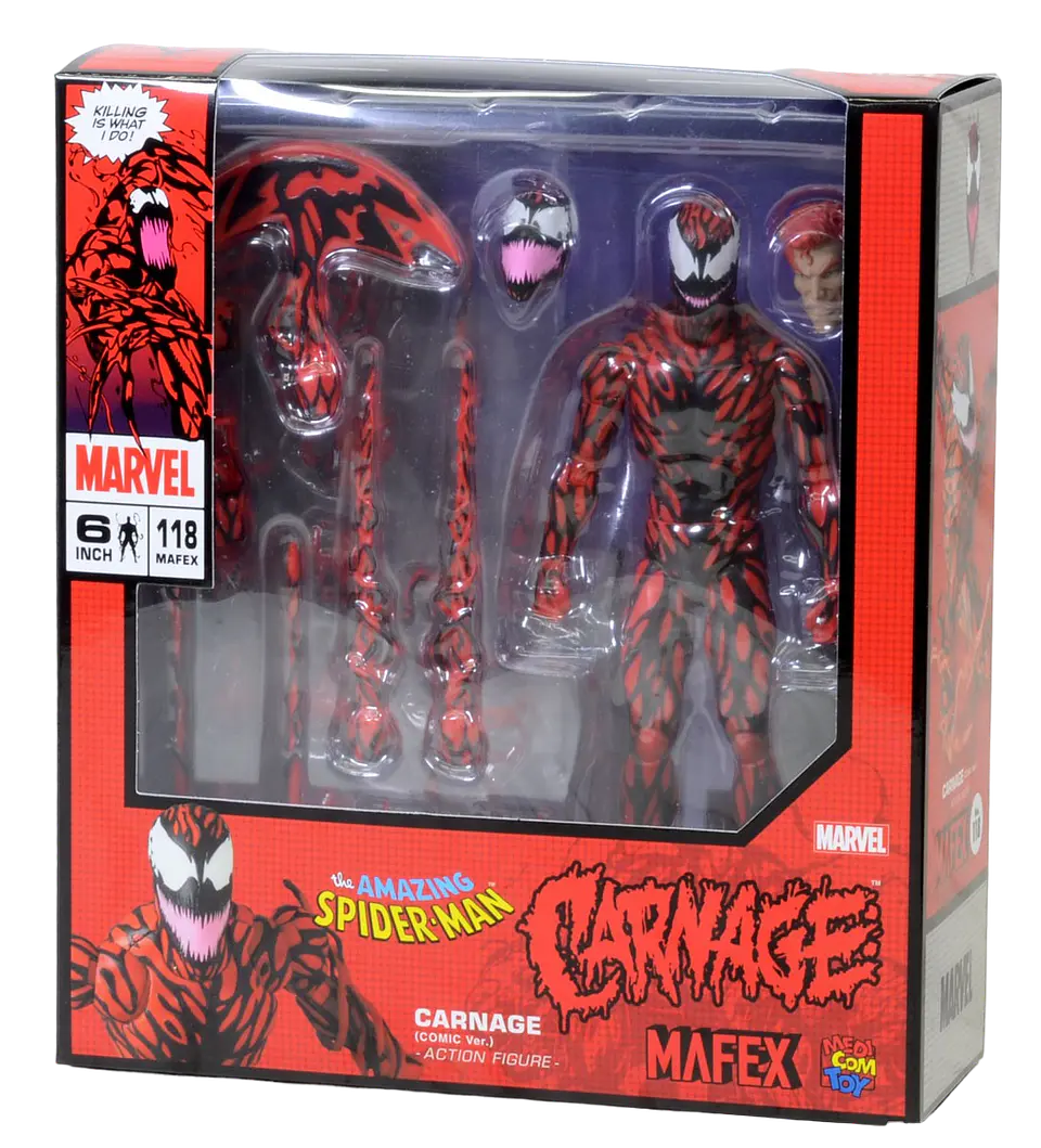MAFEX Carnage - Spider-Man Comic Ver.  2