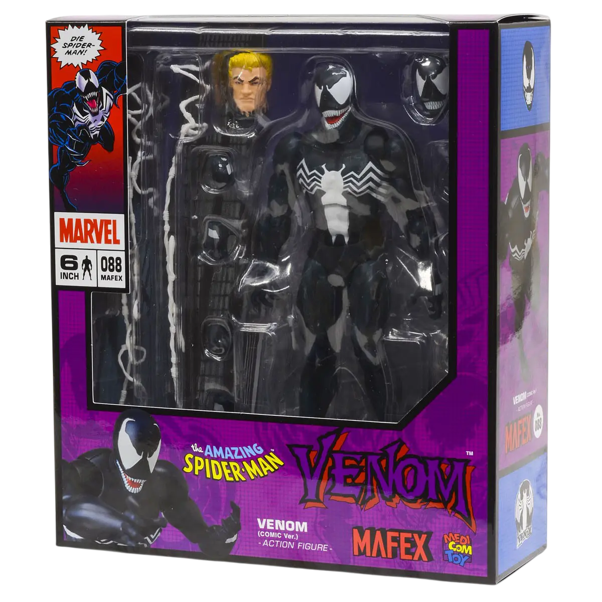 【新品】MAFEX 088 VENOM フィギュア Mafex Venom N°088 (Comic Ver.) Marvel Medicom Toy