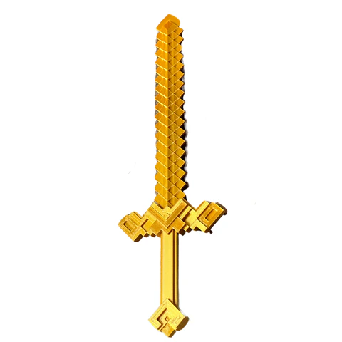 Espada de Oro Minecraft Película Dorado Oro Niño