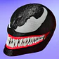 Casco Máscara Venom PS5 Spiderman 2 Cosplay Disfraz - thumbnail 4