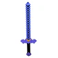 Espada de Diamante Encantado - Minecraft Película Azul - Miniatura 1