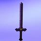 Espada de Netherita - Minecraft Película Violáceo - Miniatura 3