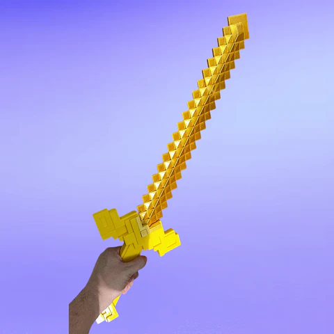 Espada de Oro Minecraft Película Dorado Oro Niño