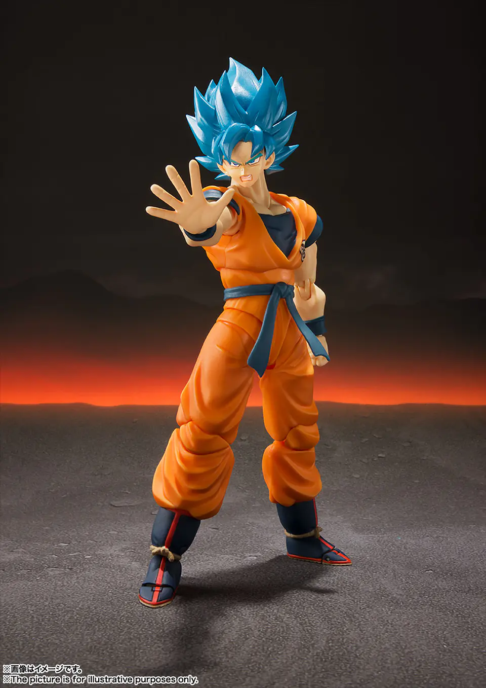 S.H.FIGUARTS SUPER SAIYAN GOD GOKU SUPER SAIYAN BLUE 7