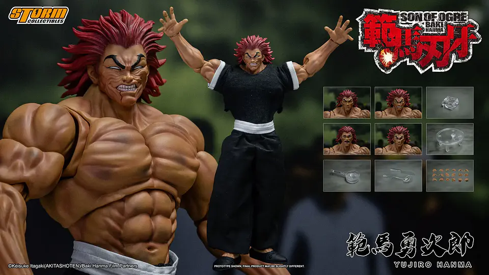 STORM COLLECTIBLES Yujiro Hanma 1/12 Baki Exclusivo  8