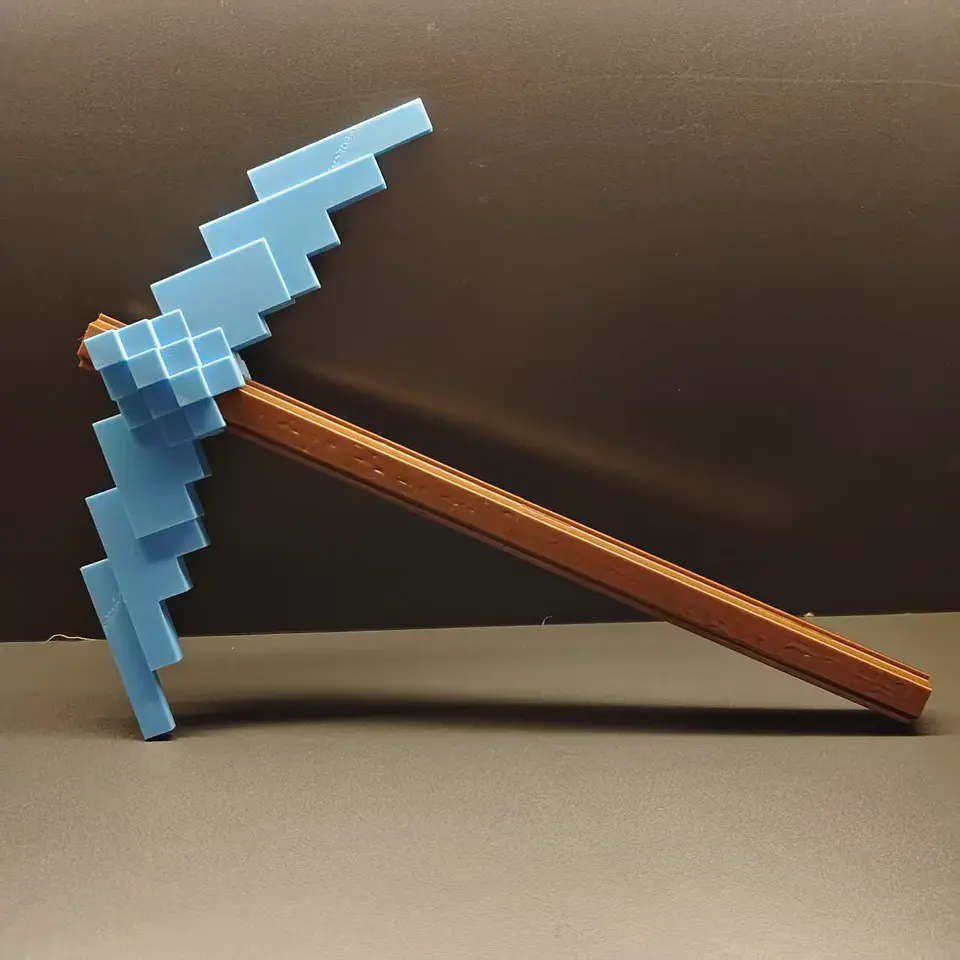 Picota de Diamante – Minecraft La Película 2025 Azul 3