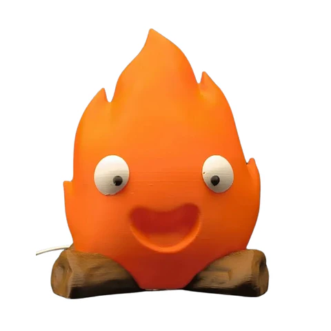 Lámpara Calcifer de el Castillo Ambulante 