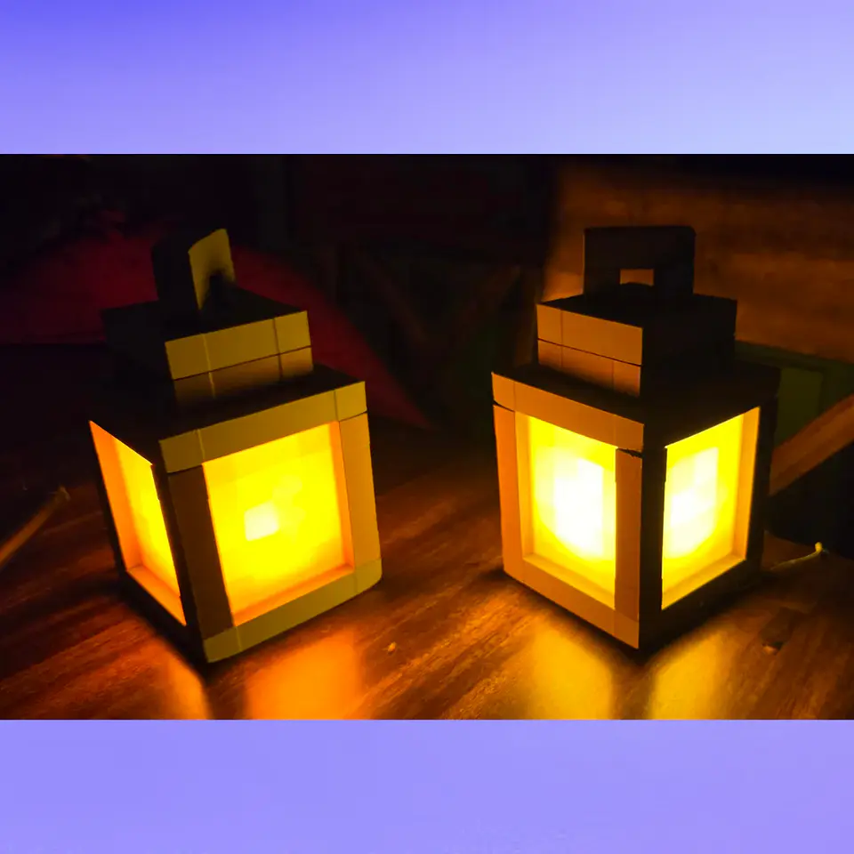 Lámpara Decorativa Minecraft Inspirada en la película 3