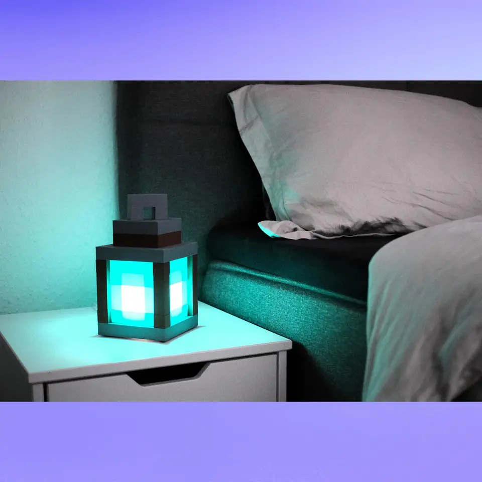 Lámpara Decorativa Minecraft Inspirada en la película 2