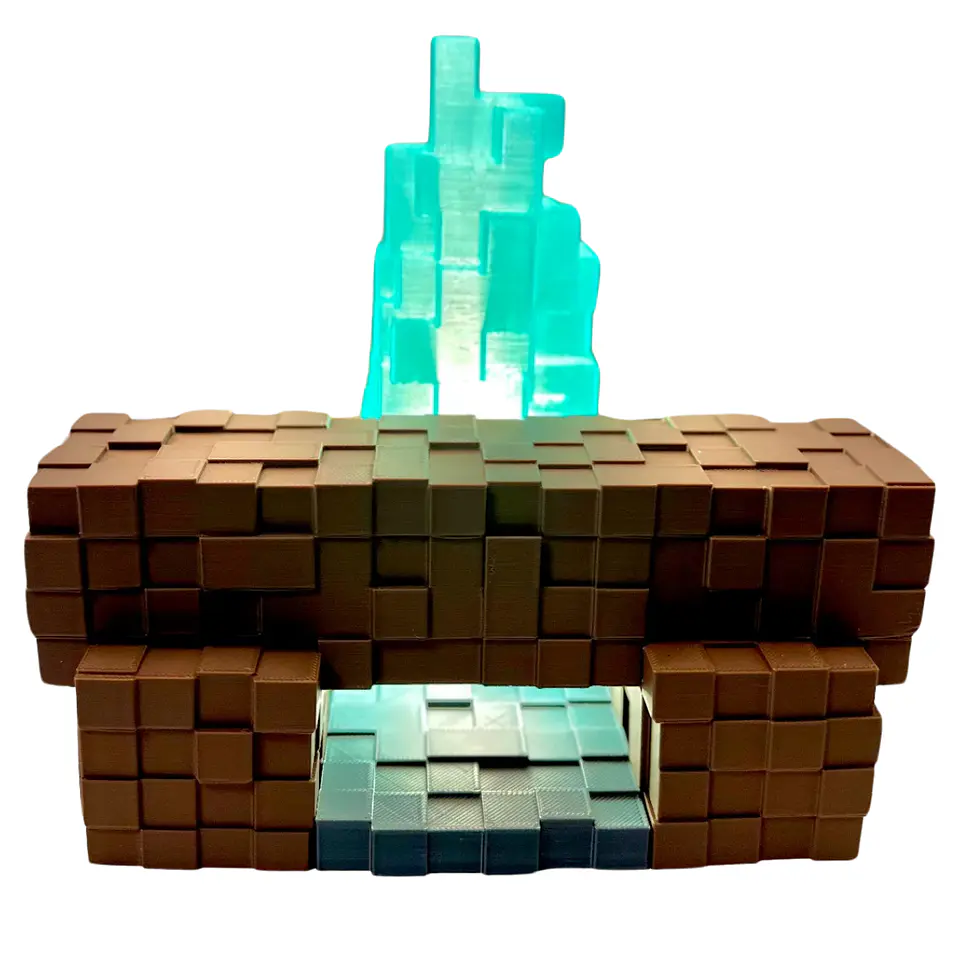 Lámpara Decorativa Fogata Minecraft 1