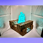 Lámpara Decorativa Fogata Minecraft 3