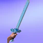 Espada de Diamante Minecraft La Película Efecto Glitter - thumbnail 2