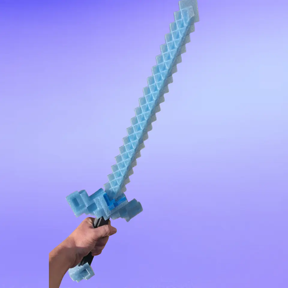 Espada de Diamante Minecraft La Película Efecto Glitter 2