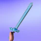 Espada de Diamante Minecraft La Película Efecto Glitter - thumbnail 3