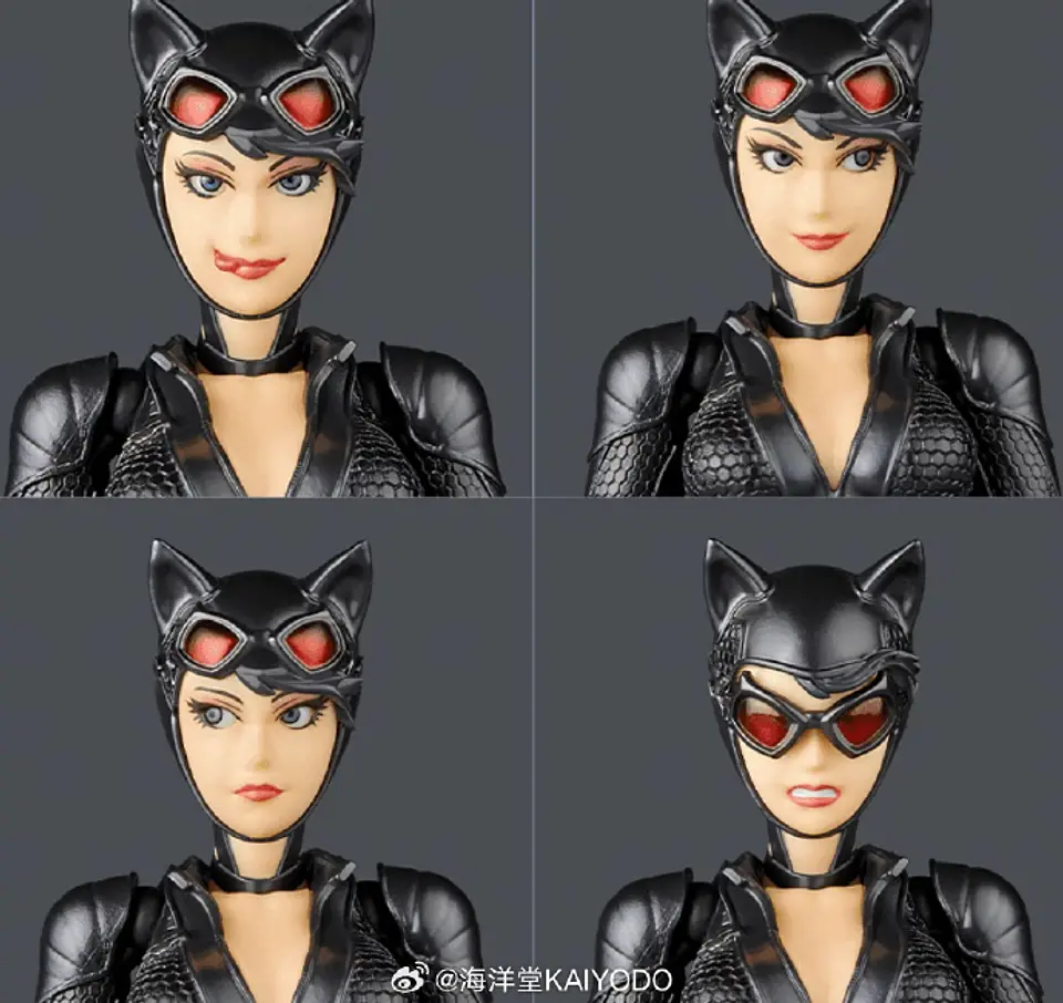 Revoltech Amazing Yamaguchi Catwoman Arkham Knight + Bonus 3
