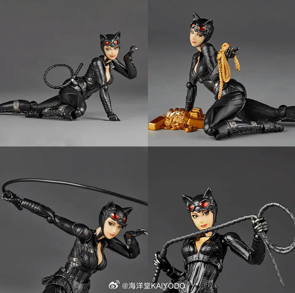 Revoltech Amazing Yamaguchi Catwoman Arkham Knight + Bonus 6
