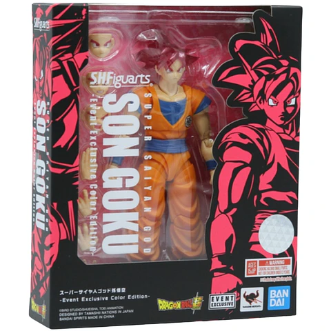 S.H.FIGUARTS Super Saiyan GOD Son Goku SDCC 2021