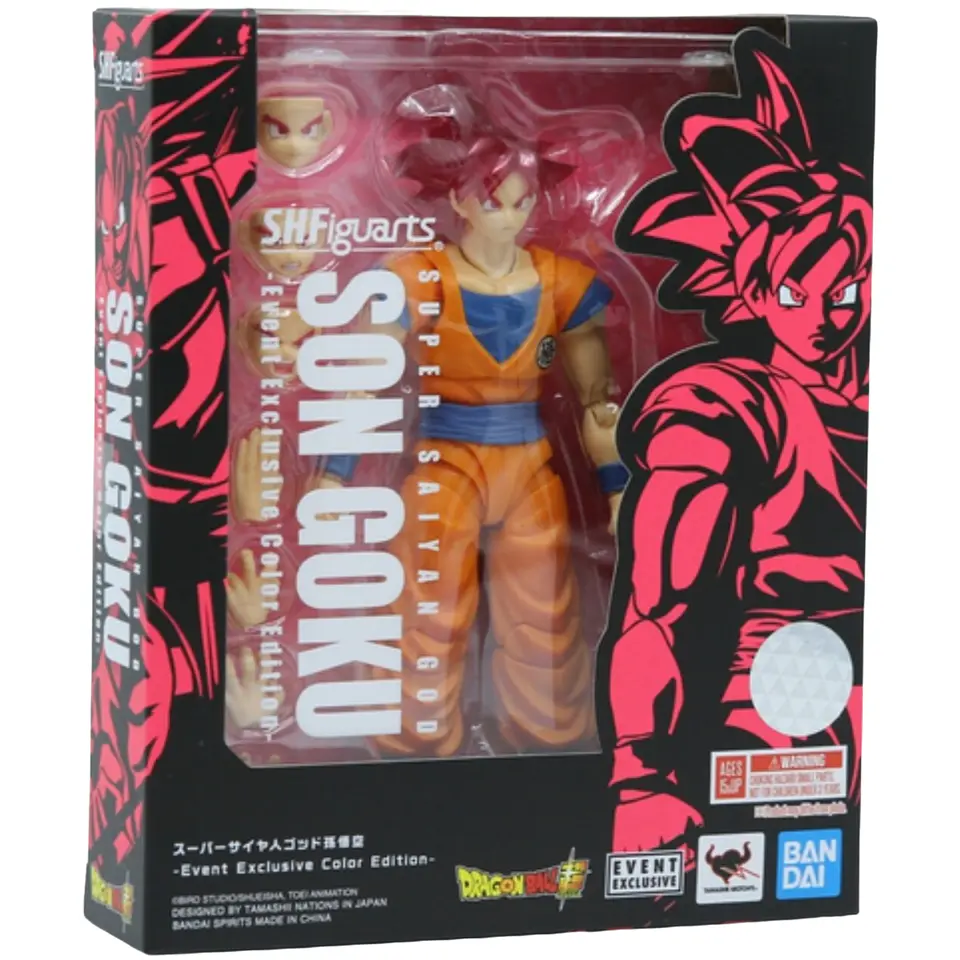 S.H.FIGUARTS Super Saiyan GOD Son Goku SDCC 2021 2