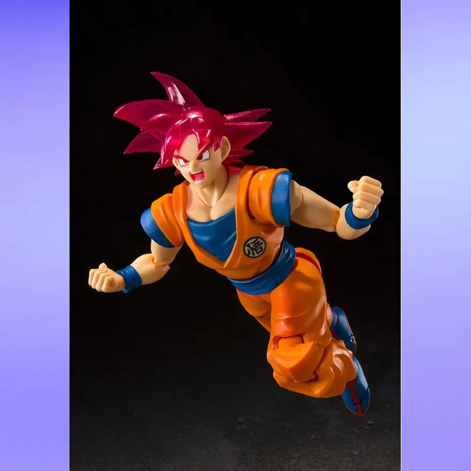 S.H.FIGUARTS Super Saiyan GOD Son Goku SDCC 2021 3