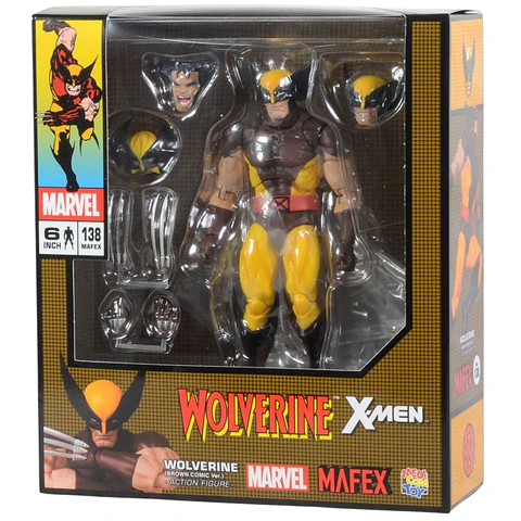 MAFEX Wolverine (Comic Ver. Logan Traje Cafe)