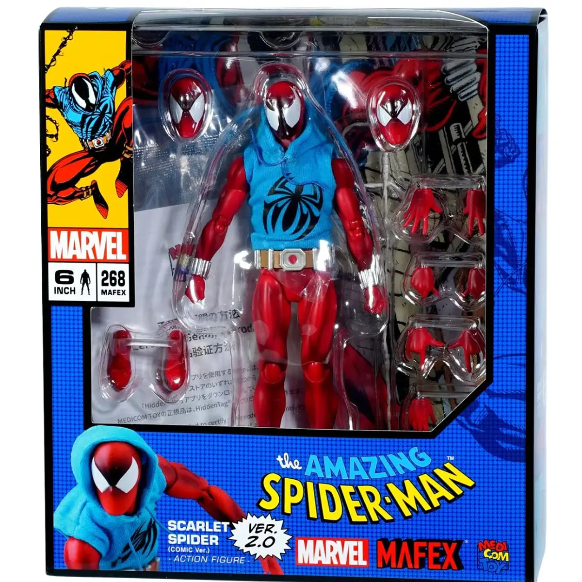 MAFEX マフェックス No.268 MAFEX SCARLET SPIDER MAFEX (Spider Man) Scarlet Spider (Comic Ver. 2.0) 25th