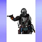 MAFEX THE MANDALORIAN CHROME Ver. Star Wars - Miniatura 5