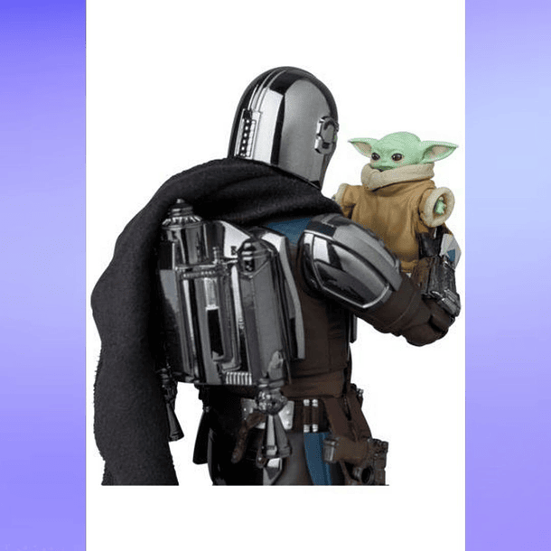MAFEX THE MANDALORIAN CHROME Ver. Star Wars 6