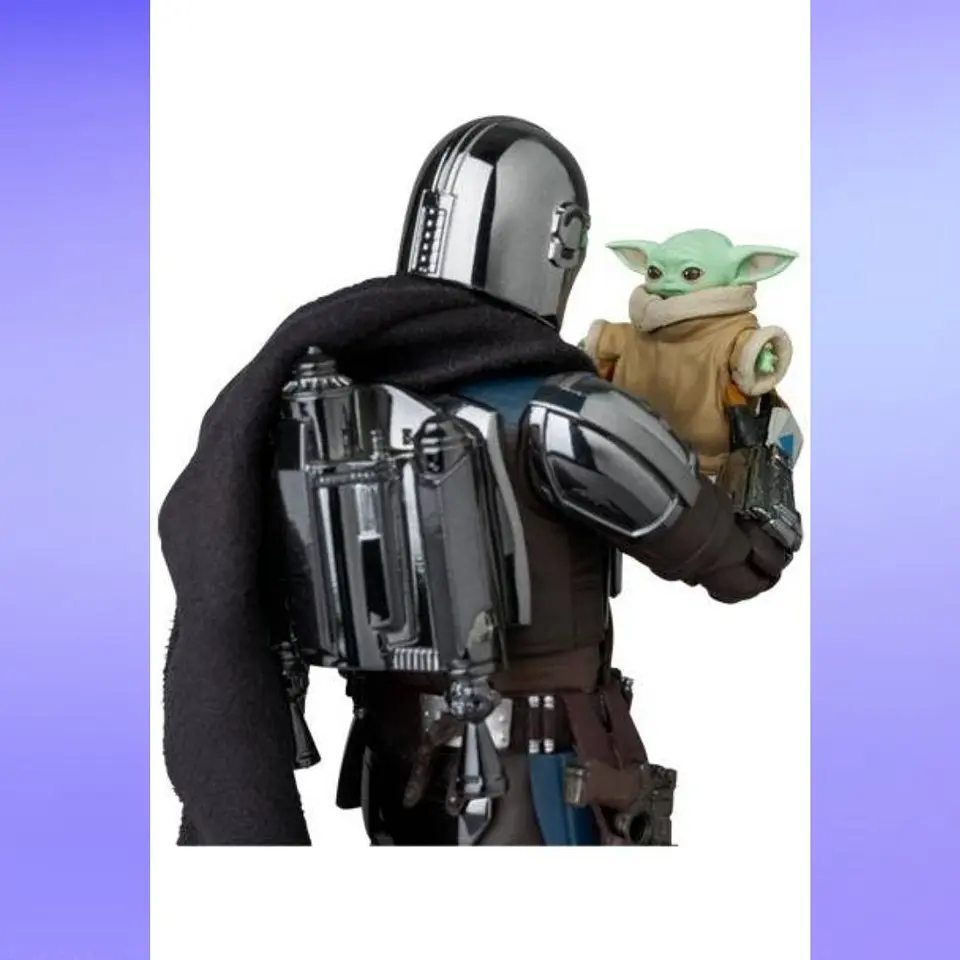 MAFEX THE MANDALORIAN CHROME Ver. Star Wars 6