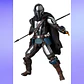 MAFEX THE MANDALORIAN CHROME Ver. Star Wars - Miniatura 3