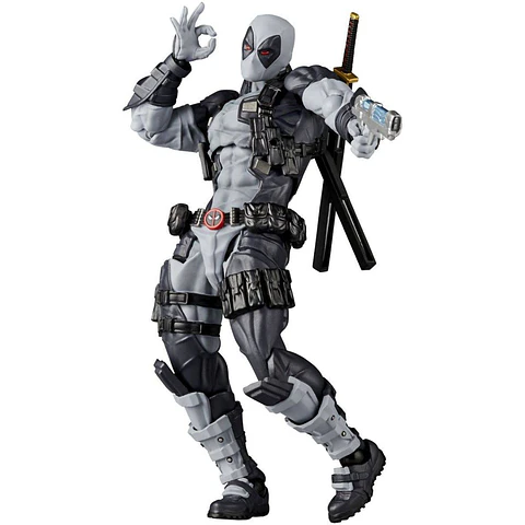 Amazing Yamaguchi Revoltech Deadpool Gris Ver. 2.5 + Bonus