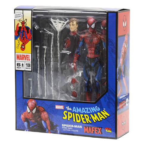 MAFEX Spider-Man (Comic Paint) Hombre Araña