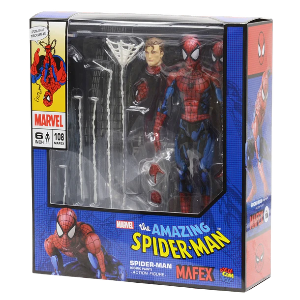 MAFEX Spider-Man (Comic Paint) Hombre Araña