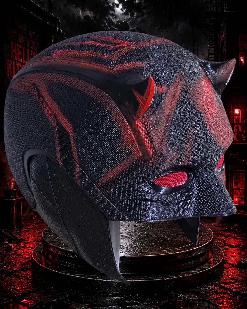 Casco Máscara Daredevil Born Again temporada 2 Cosplay 3