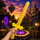 Espada de Oro Minecraft Película Dorado Oro Niño - thumbnail 3
