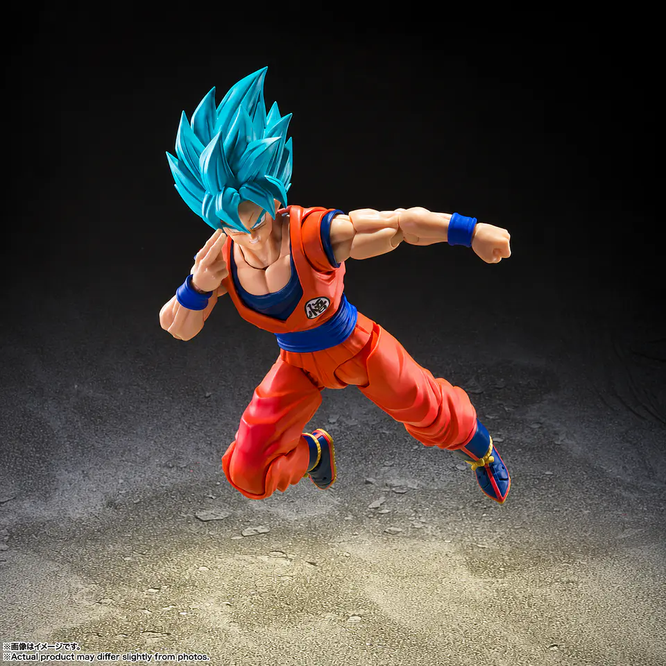 S.H.Figuarts Super Saiyan Blue Goku Sello Dorado JP 4