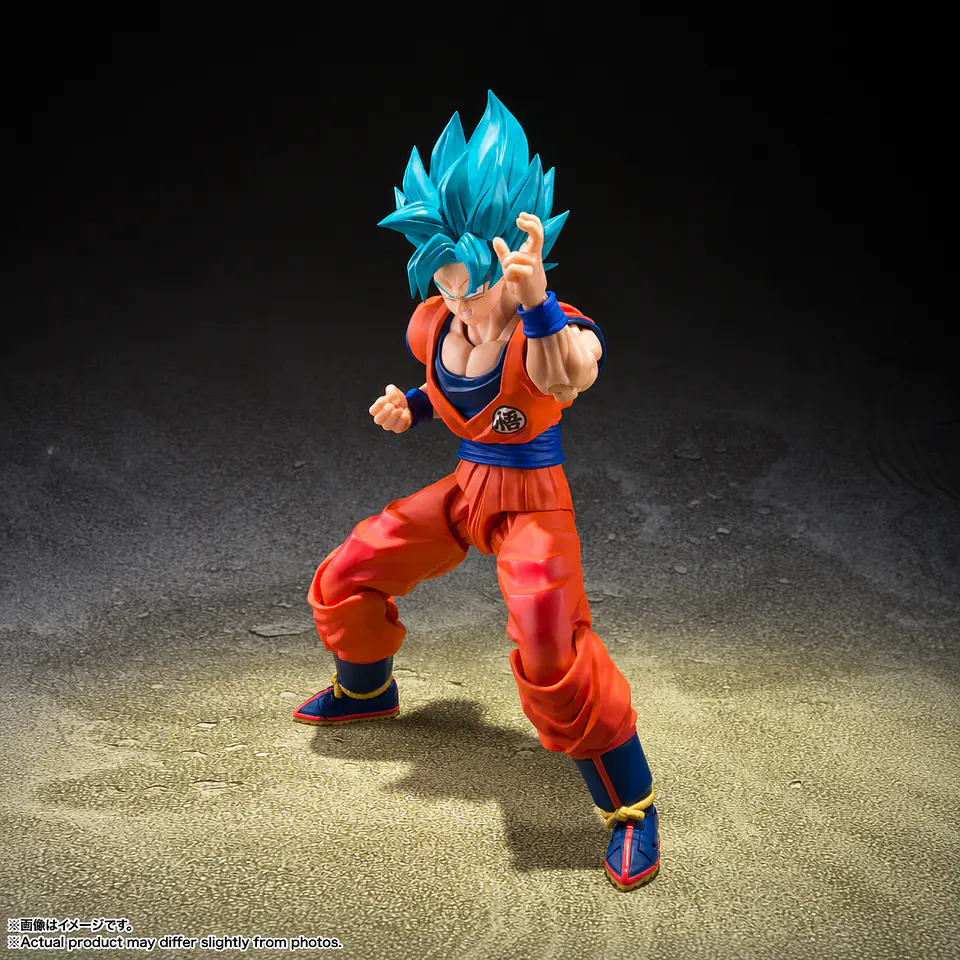 S.H.Figuarts Super Saiyan Blue Goku Sello Dorado JP 5