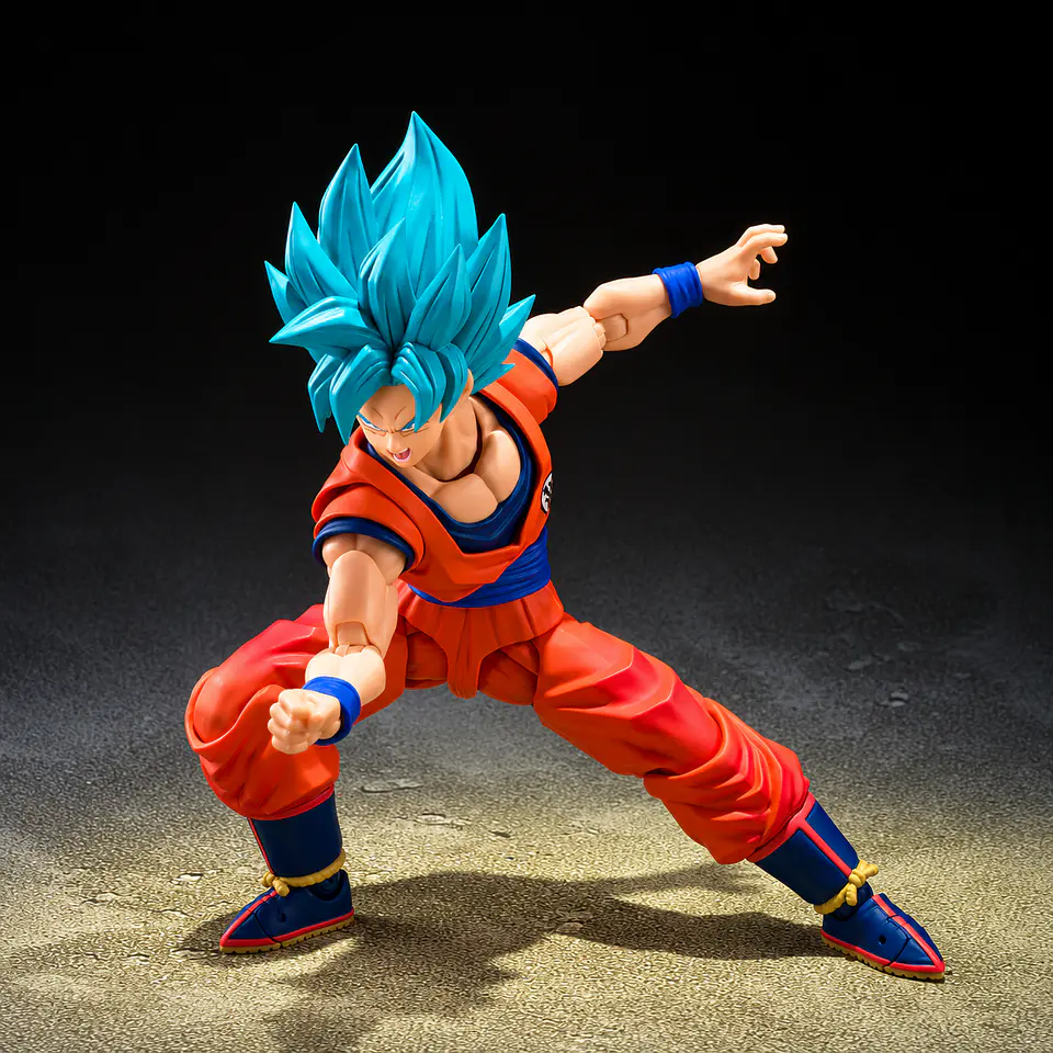 S.H.Figuarts Super Saiyan Blue Goku Sello Dorado JP 7