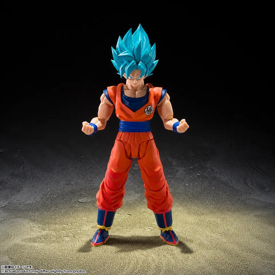 S.H.Figuarts Super Saiyan Blue Goku Sello Dorado JP 9
