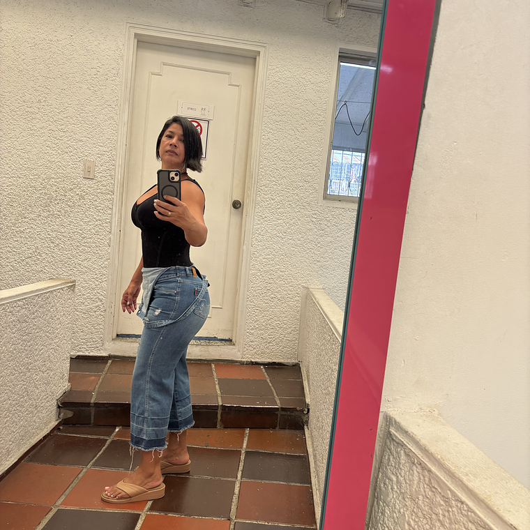 Chaleco Reloj de arena con busto  7