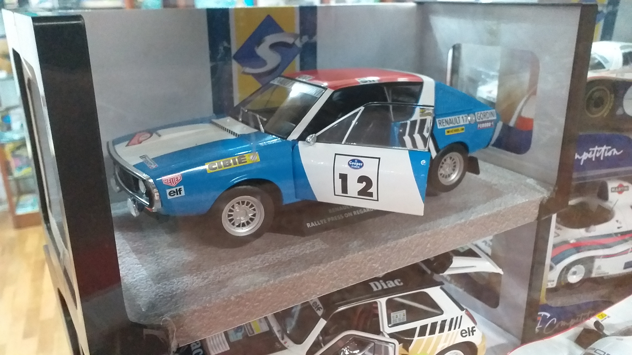 Renault 17 Gordini Rally 1974 SOLIDO 1:18