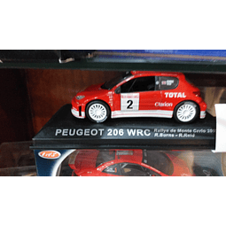 Peugeot 206 WRC Richard burns 1:43