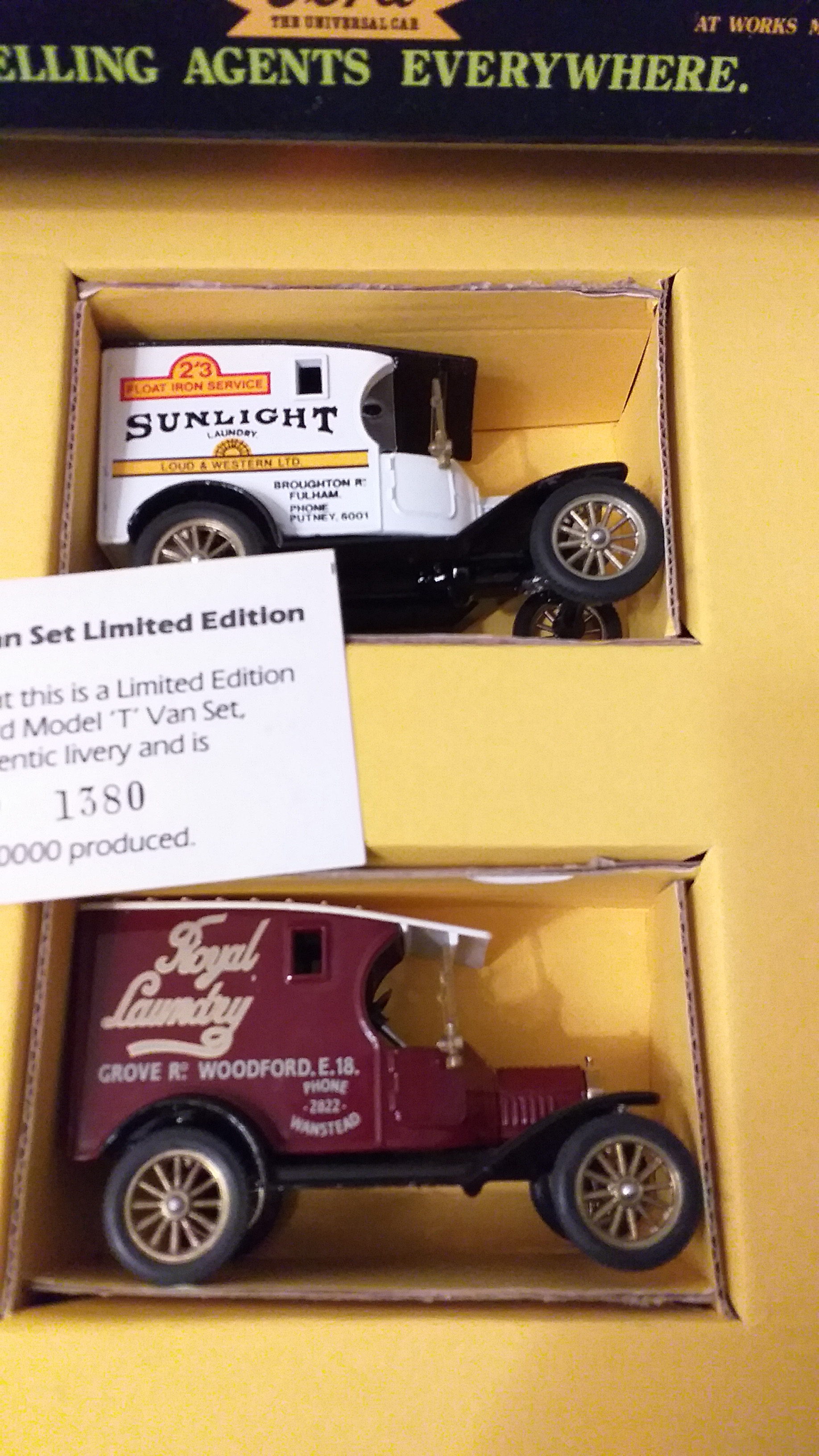 Ford model T Van Set ED. limitada Corgi