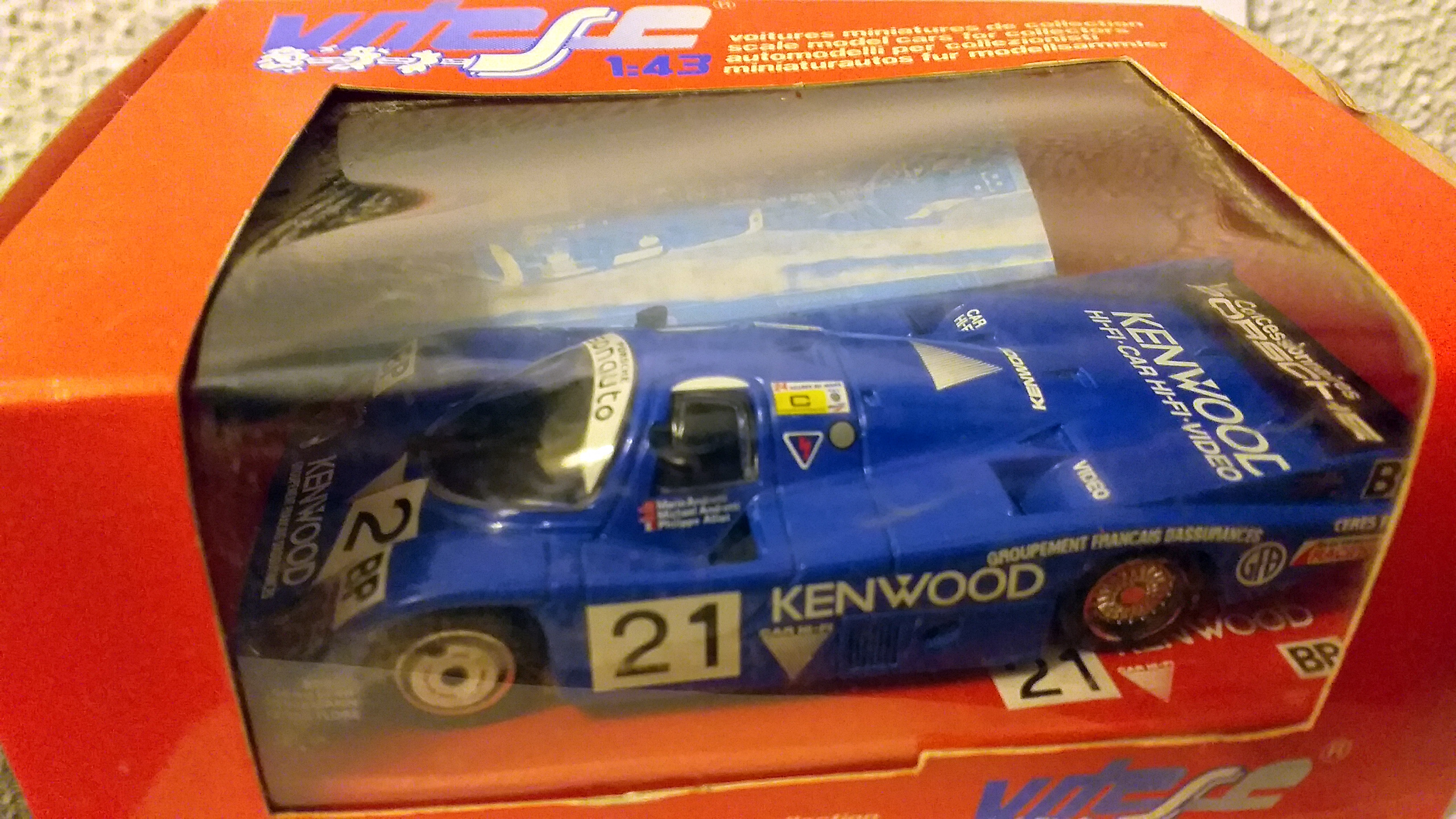 Vitesse Porsche 956 Kenwood Mario Andretti 1:43