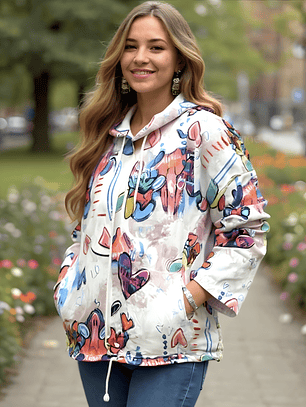 Chaqueta Gabardina Lila