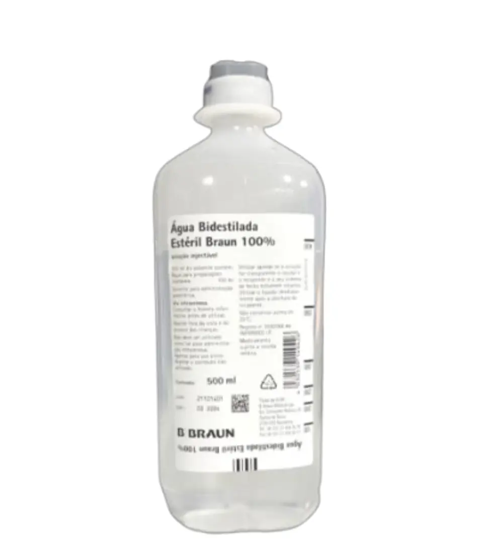 Água Bidestilada Bbraun 500 mL - 1uni 1