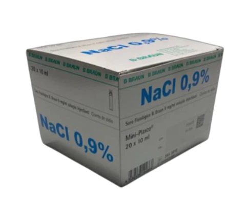 Soro Fisiológico para injetáveis 0.9% 20 x 10 mL - B. Braun