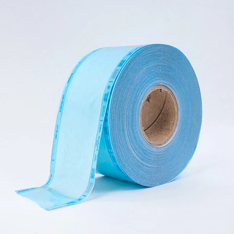 Manga Mista para esterilização - Azul 100mm x 200 m